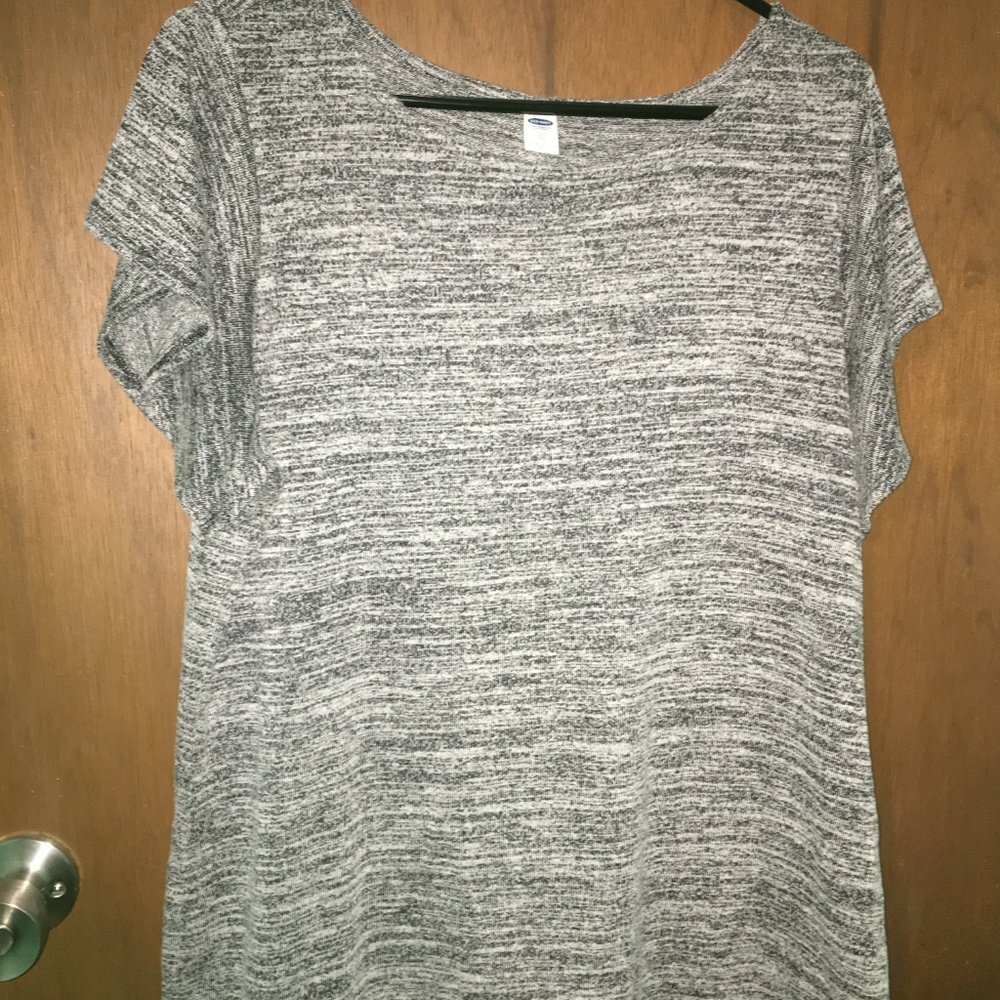 Old Navy Size XL Black and White Blouse